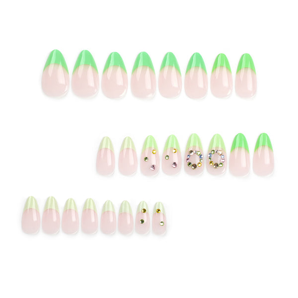 12 Sizes-24 Pcs Press On Nails JP2992