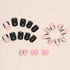 12 Sizes-24 Pcs Press On Nails W532