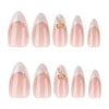 12 Sizes-24 Pcs Press On Nails JP3924