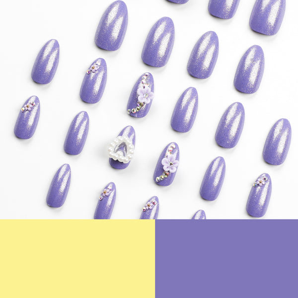 12 Sizes-24 Pcs Press On Nails JP2959