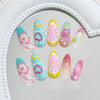 12 Sizes-24 Pcs Press On Nails Z1101