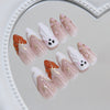 12 Sizes-24 Pcs Press On Nails W2106