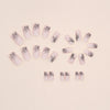 12 Sizes-24 Pcs Press On Nails W909