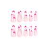 12 Sizes-24 Pcs Press On Nails JP1468
