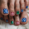 12 Sizes-24 Pcs Press On Nails Y1089