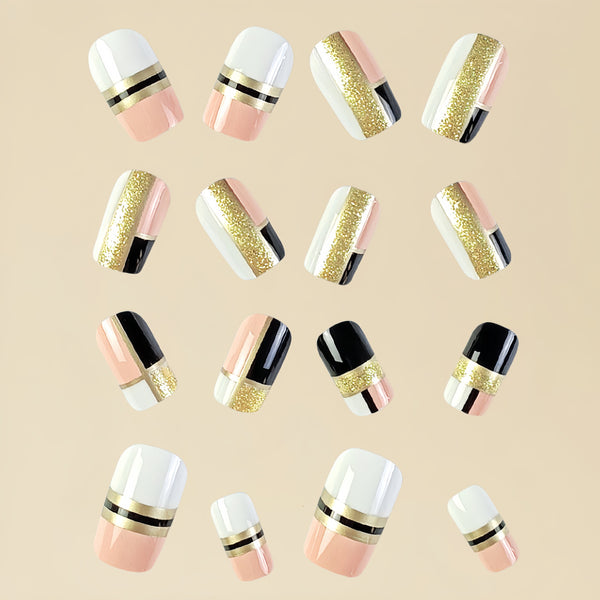 12 Sizes-24 Pcs Press On Nails Y057