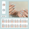 12 Sizes-24 Pcs Press On Nails MY067
