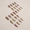 12 Sizes-24 Pcs Press On Nails Z510