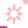12 Sizes-24 Pcs Press On Nails G1547