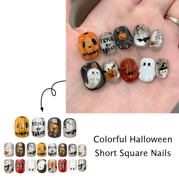 12 Sizes-24 Pcs Press On Nails JB1234