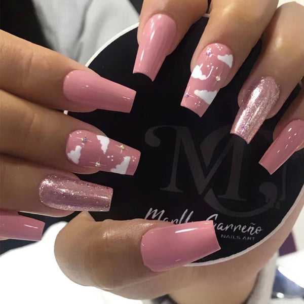 12 Sizes-24 Pcs Press On Nails JP3112