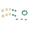 12 Sizes-24 Pcs Press On Nails F036