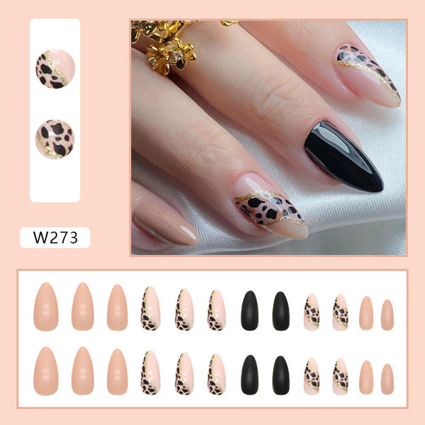 12 Sizes-24 Pcs Press On Nails W273
