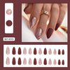 12 Sizes-24 Pcs Press On Nails W1499