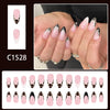 12 Sizes-24 Pcs Press On Nails C1528