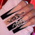 12 Sizes-24 Pcs Press On Nails JP2283