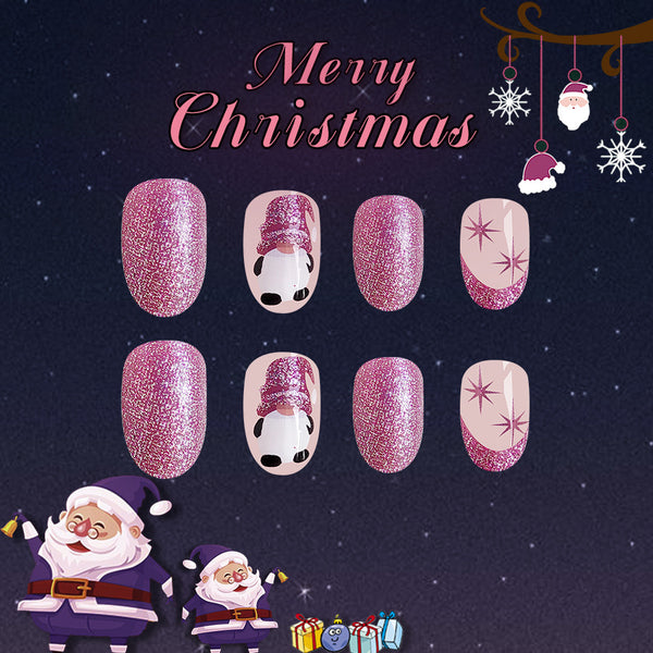 12 Sizes-24 Pcs Press On Nails C659