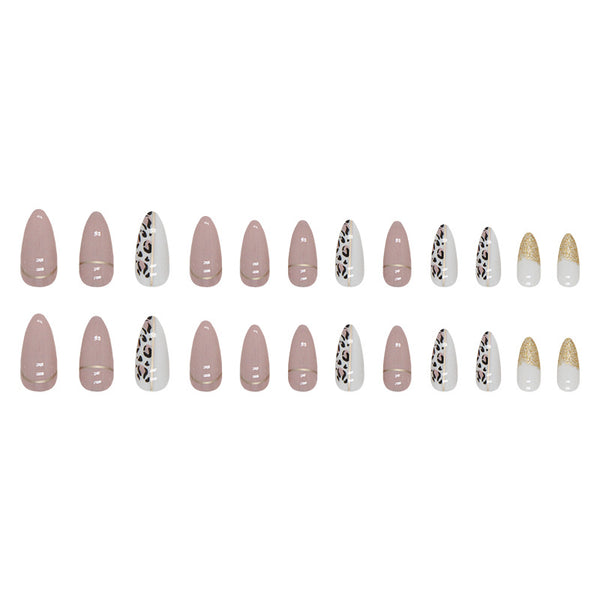 12 Sizes-24 Pcs Press On Nails W1356