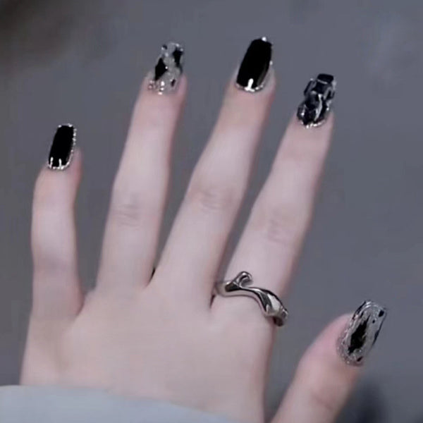 12 Sizes-24 Pcs Press On Nails Z553