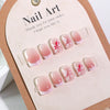 12 Sizes-24 Pcs Press On Nails JL0685