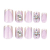 12 Sizes-24 Pcs Press On Nails JP3428
