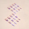 12 Sizes-24 Pcs Press On Nails W716