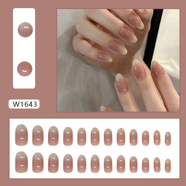 12 Sizes-24 Pcs Press On Nails W1643