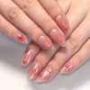 Almond Medium Pink Press on Nails