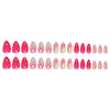 12 Sizes-24 PcsPress On Nails A316