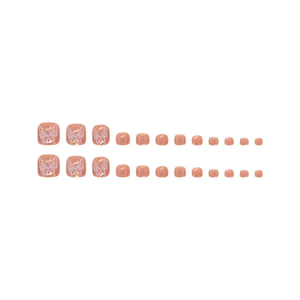 12 Sizes-24 Pcs Press On Nails F142