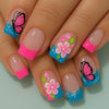 12 Sizes-24 Pcs Press On Nails Y1228