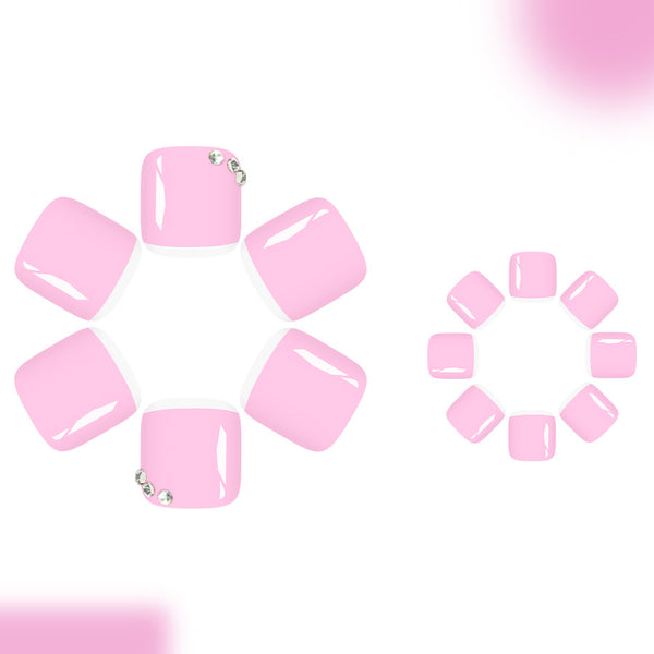 12 Sizes-24 Pcs Press On Nails C1144