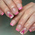 12 Sizes-24 Pcs Press On Nails C1203