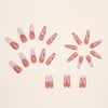 12 Sizes-24 Pcs Press On Nails W308
