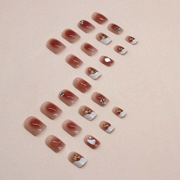 12 Sizes-24 Pcs Press On Nails Z777
