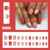 12 Sizes-24 Pcs Press On Nails W1440