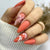 12 Sizes-24 Pcs Press On Nails W1475