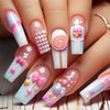 12 Sizes-24 Pcs Press On Nails Y577