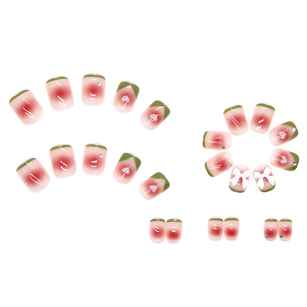 12 Sizes-24 Pcs Press On Nails Z304