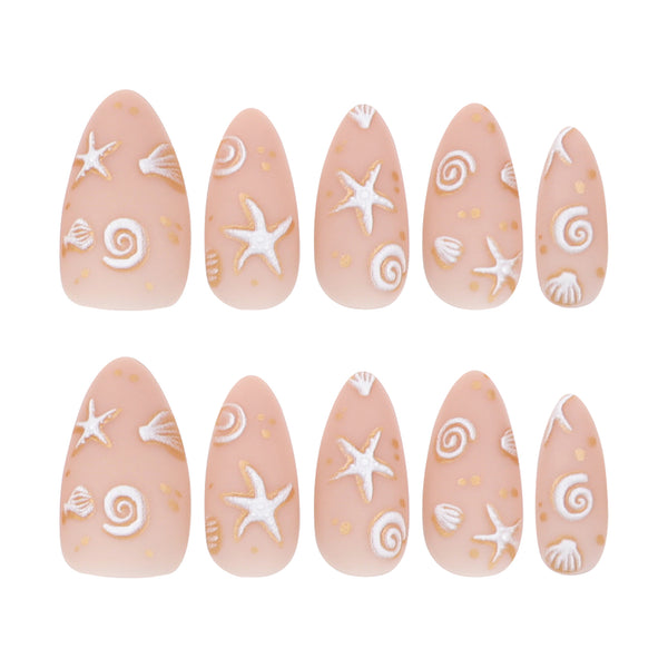 12 Sizes-24 Pcs Press On Nails JP3441