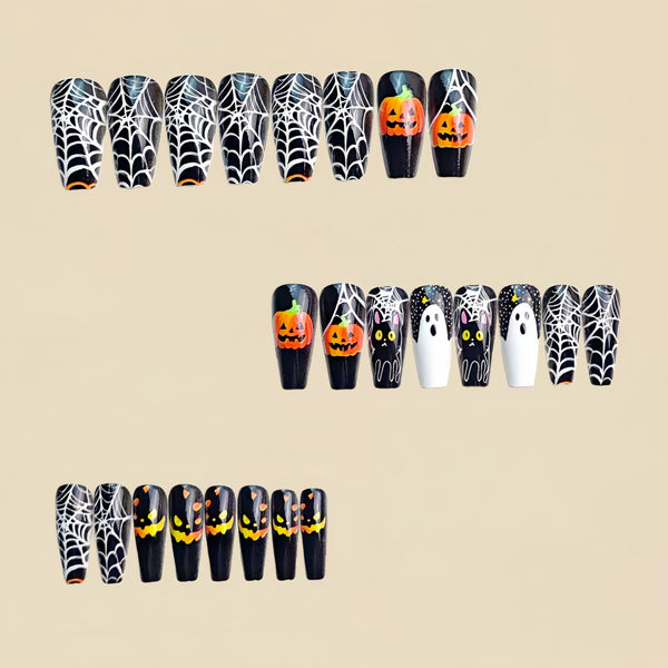 12 Sizes-24 Pcs Press On Nails Y1165