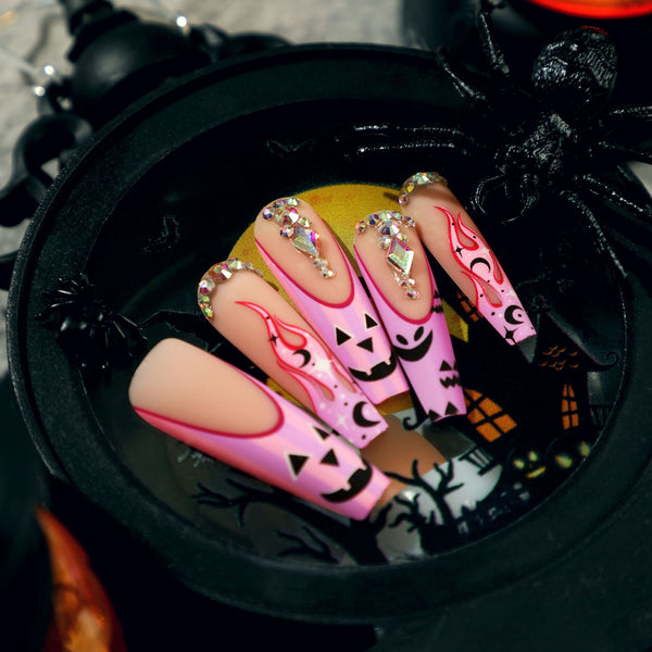 12 Sizes-24 Pcs Press On Nails JP2518