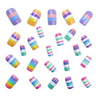 12 Sizes-24 Pcs Press On Nails Y680
