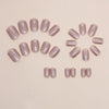 12 Sizes-24 Pcs Press On Nails W1256
