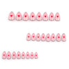 12 Sizes-24 Pcs Press On Nails JP3631