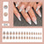12 Sizes-24 Pcs Press On Nails Z918