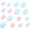 12 Sizes-24 Pcs Press On Nails JP4384