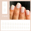 12 Sizes-24 Pcs Press On Nails C1810