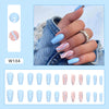 12 Sizes-24 Pcs Press On Nails W184