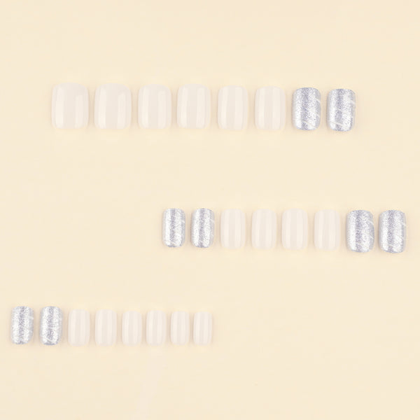 12 Sizes-24 Pcs Press On Nails JP3981